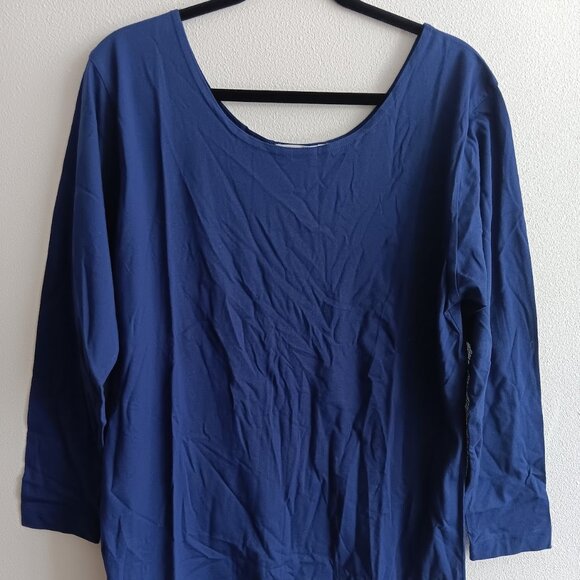 Dark Blue Long Sleeve Shirt from Tweeds - Picture 1 of 3